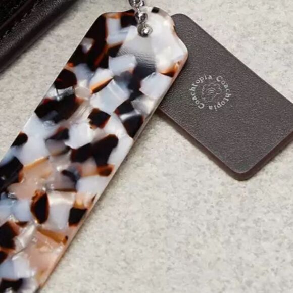 Coach Leather Wavy Dinky Crossbody/Shoulder Bag Coachtopia Pebbled Leather NWT - Picture 8 of 12